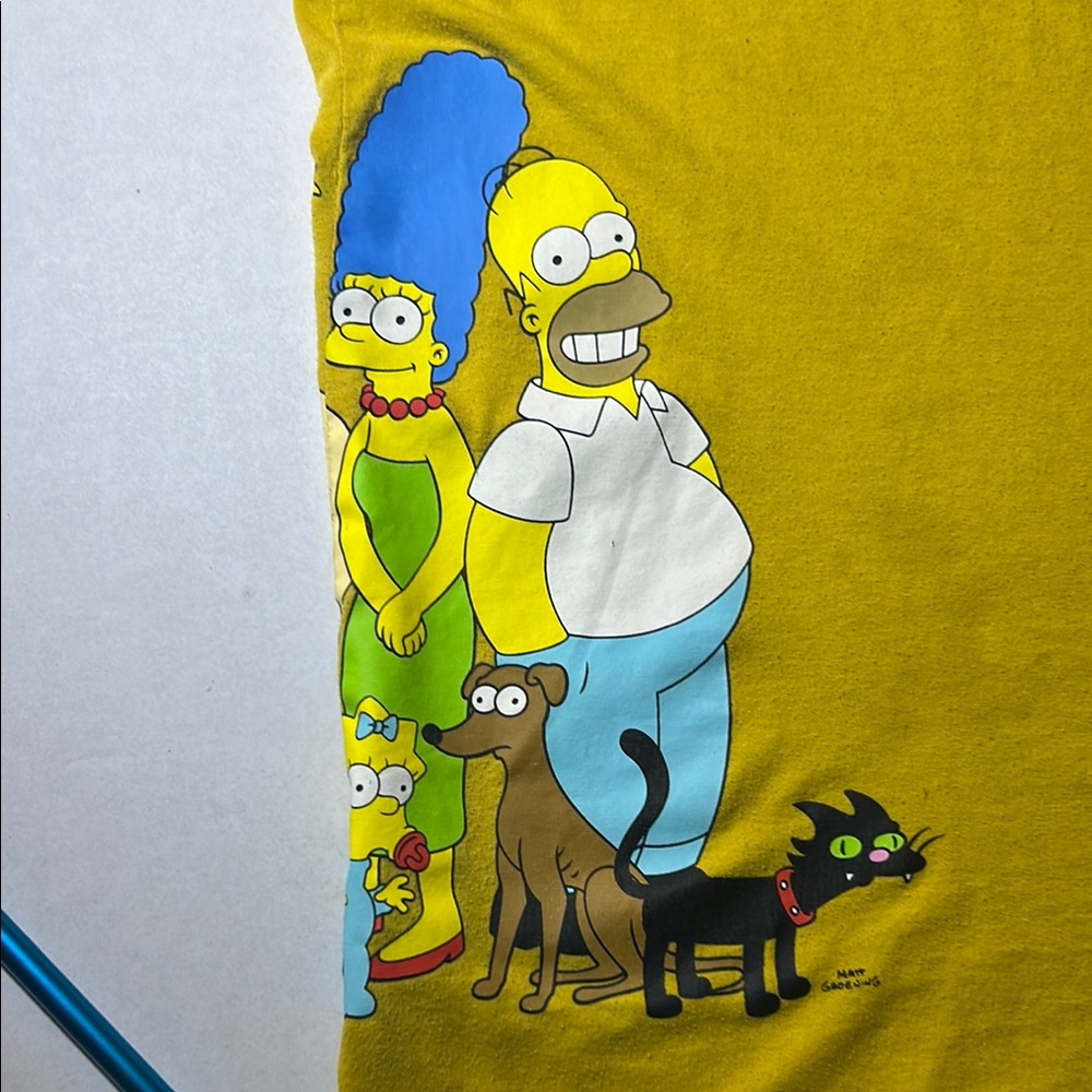 The Simpsons Yellow Graphic Tee, Fox, TV series - Picture 4 of 9